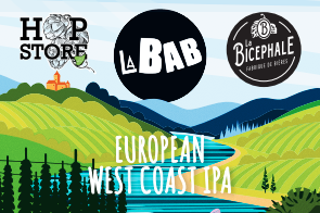 Icône bouteille bière European West Coast IPA
